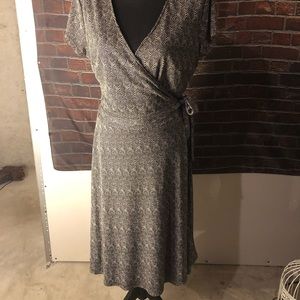 Wrap dress 👗 side tie